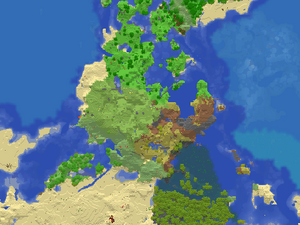 The territory claimed by the Republic of New Poland